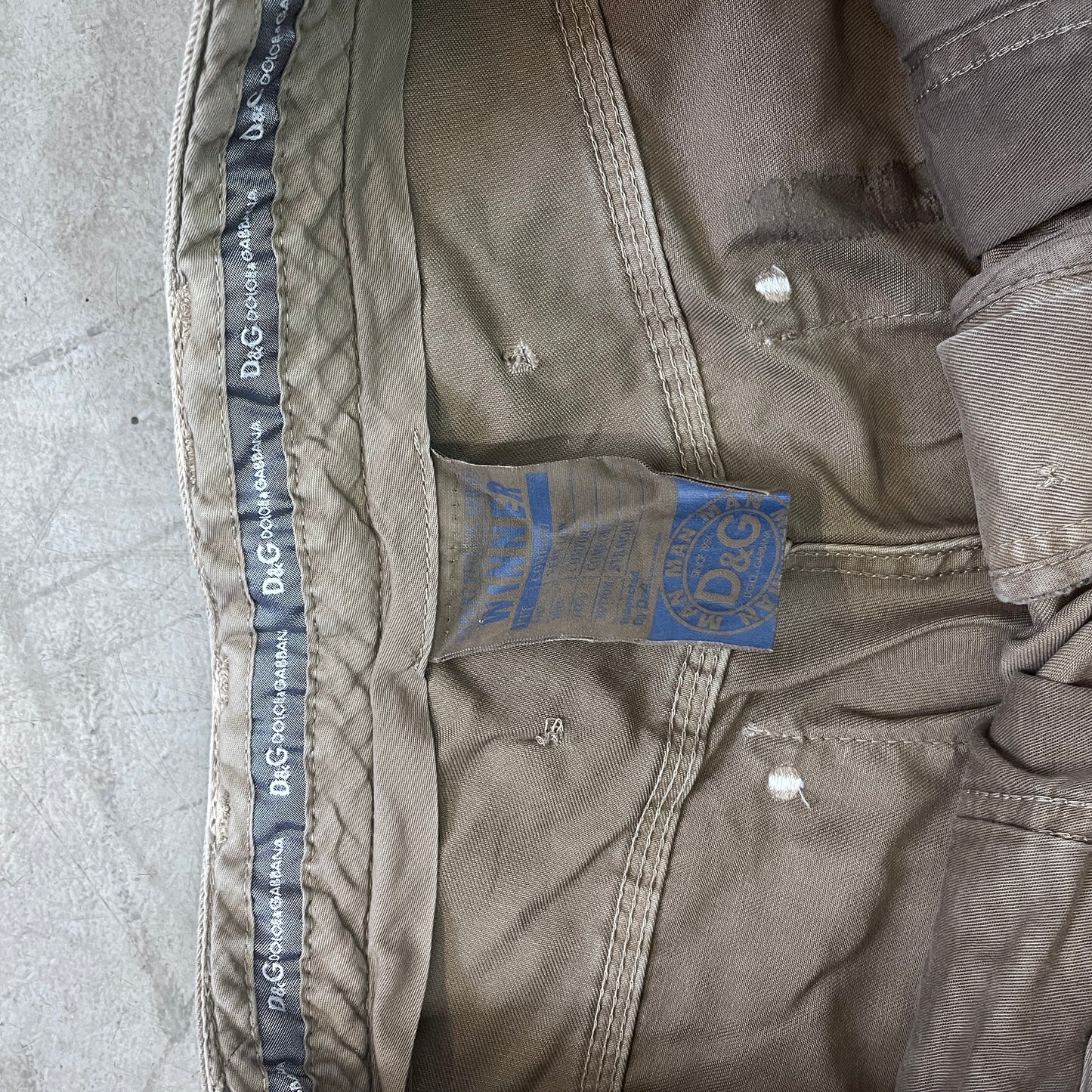 DOLCE & GABBANA WINNER STRAIGHT LEG CARGOS [IT 54]