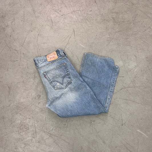 LEVIS 512 BOOTCUT DENIM Y2K [ALTERED, W36, L25]