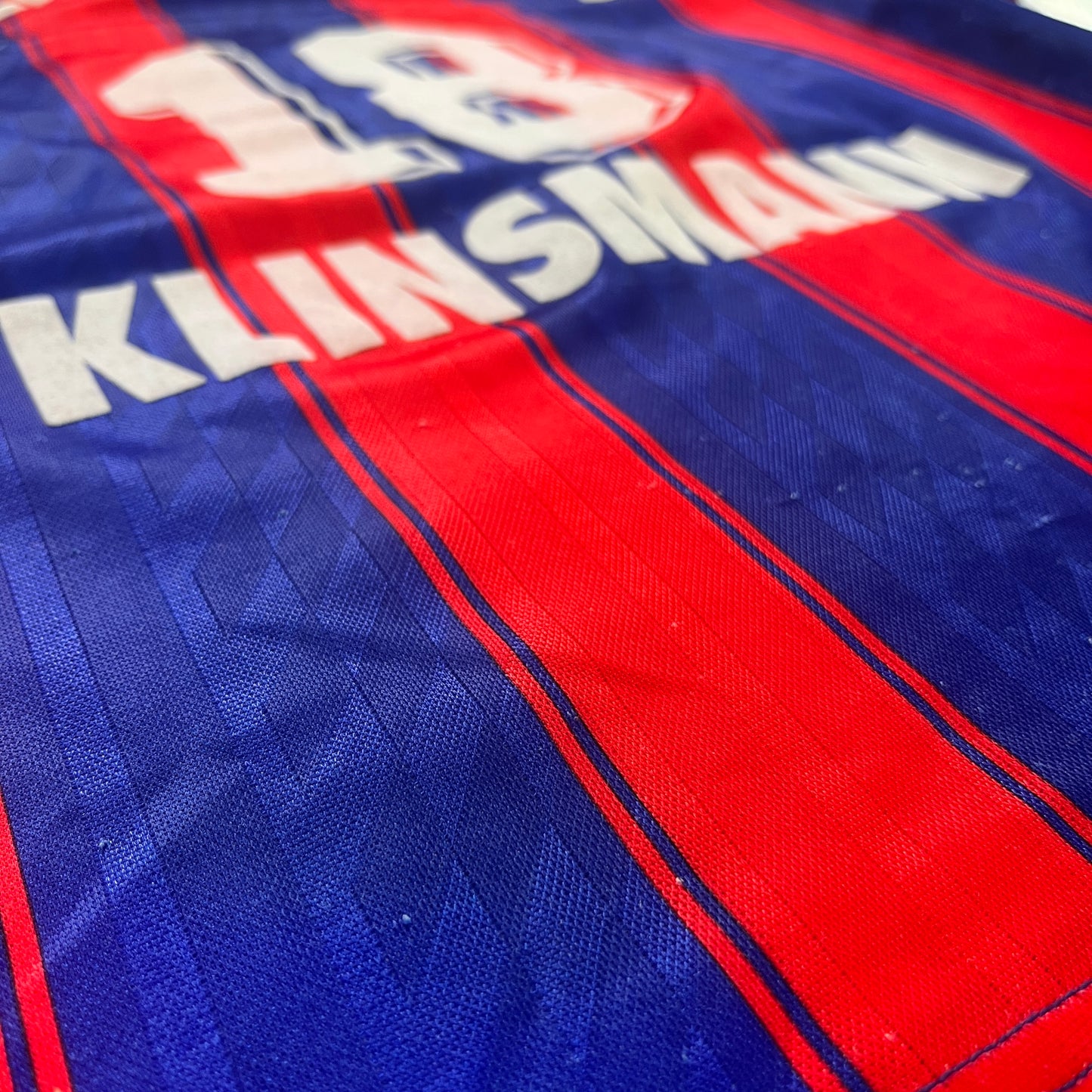 ADIDAS FC BAYERN MÜNCHEN KLINSMANN #18 1995/97 SHIRT KIDS [AGE 9/10]