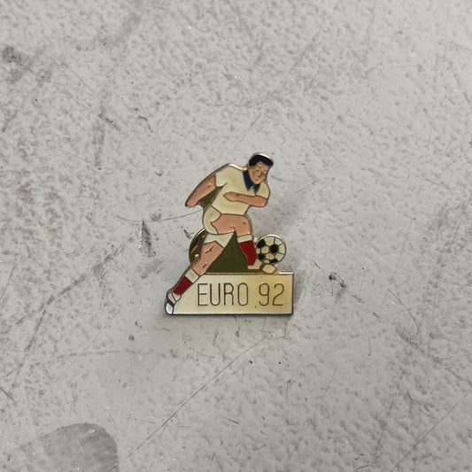 EURO FOOTY ENAMAL PIN 1992