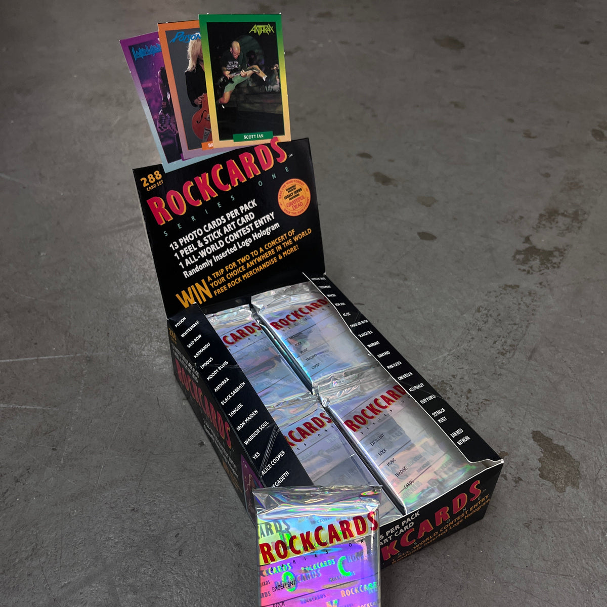 ROCK CARDS SERIES ONE 1991