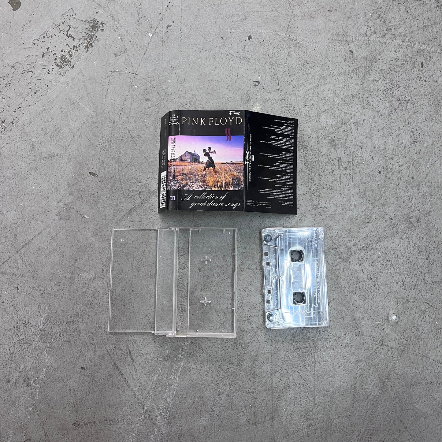 1981 PINK FLOYD "A COLLECTION OF DANCE SONGS" CASSETTE TAPE