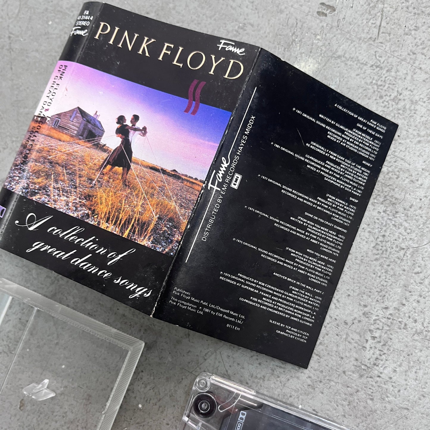 1981 PINK FLOYD "A COLLECTION OF DANCE SONGS" TAPE