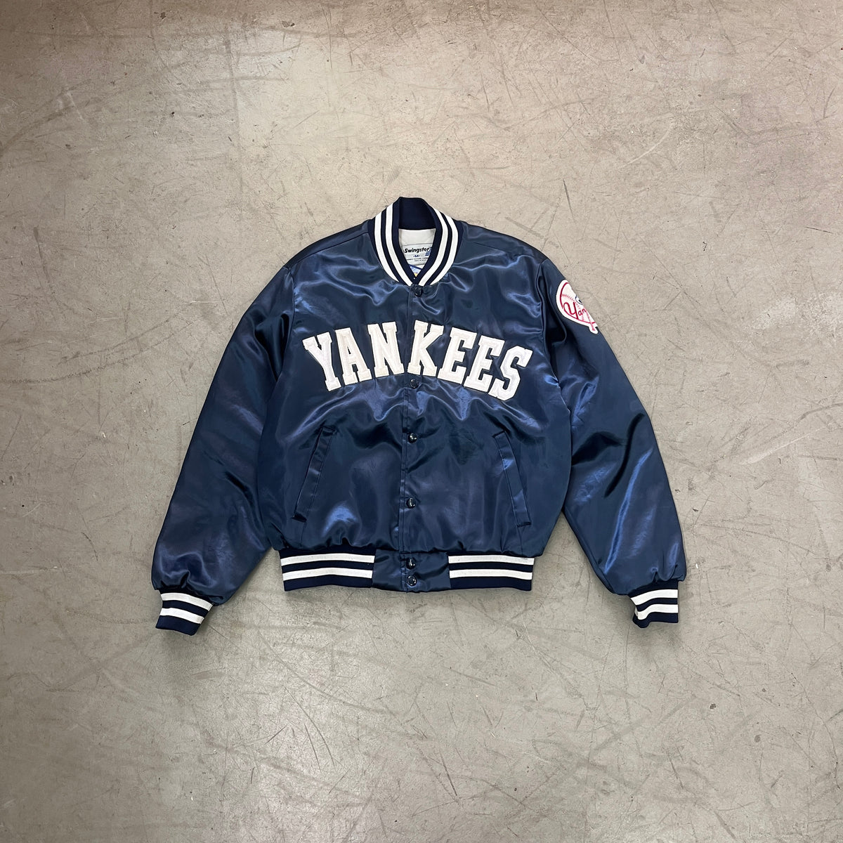 YANKEES SATIN BOMBER 90s [M]