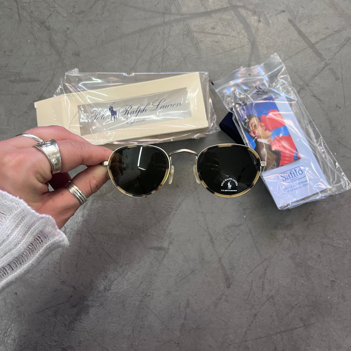 POLO RALPH LAUREN SUNGLASSES 90s DEADSTOCK