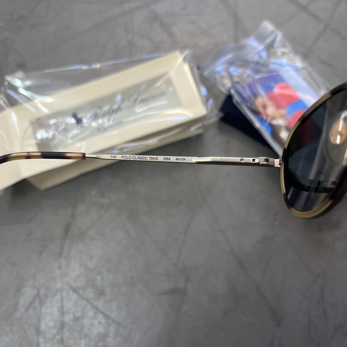 POLO RALPH LAUREN SUNGLASSES 90s DEADSTOCK
