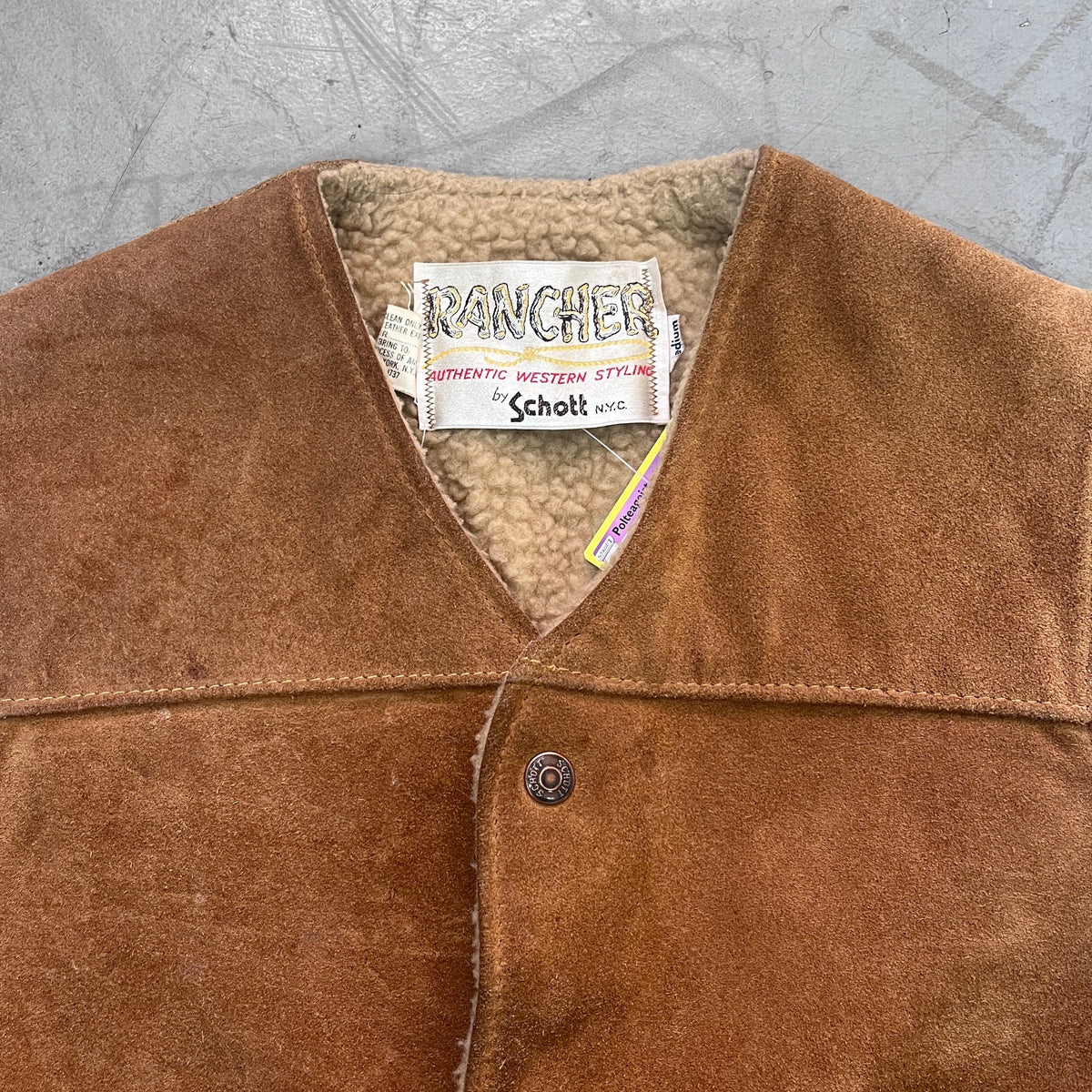 SCHOTT NYC RANCHER SHERPA VEST 70s [M]