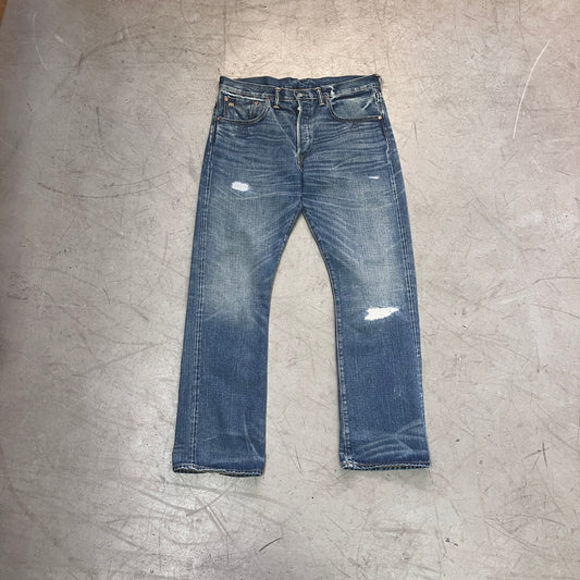 DOUBLE RL SELVEDGE SLIM BOOTCUT JAPANESE SELVEDGE DENIM 36/32