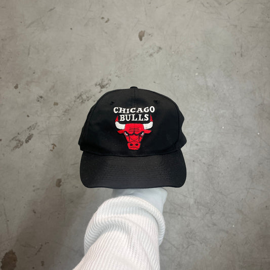 CHICAGO BULLS BLK CAP 90s