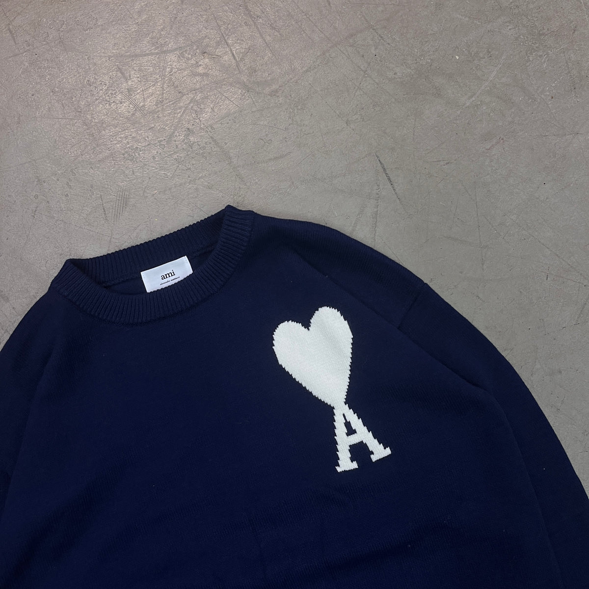 AMI PARIS AMI DE COEUR WOOL BLEND NEW [L]