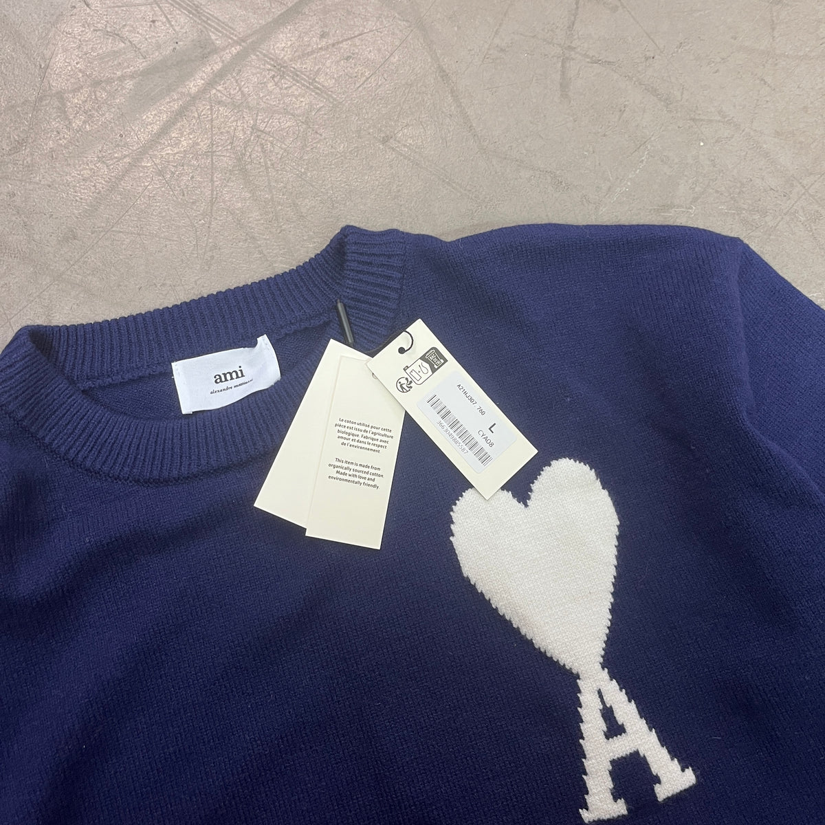 AMI PARIS AMI DE COEUR WOOL BLEND NEW [L]