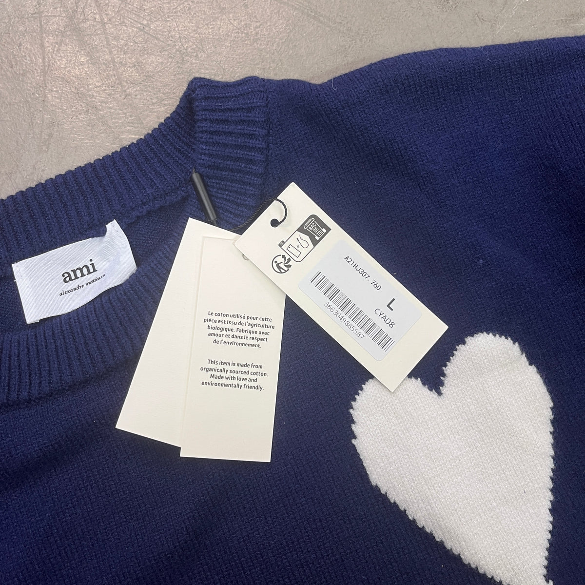 AMI PARIS AMI DE COEUR WOOL BLEND NEW [L]