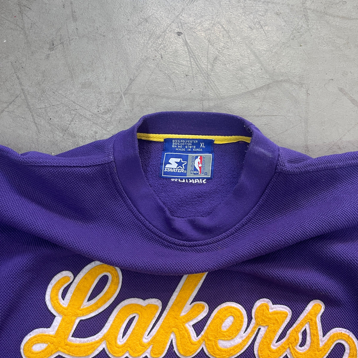 STARTER LA LAKERS SWEATSHIRT [XL]