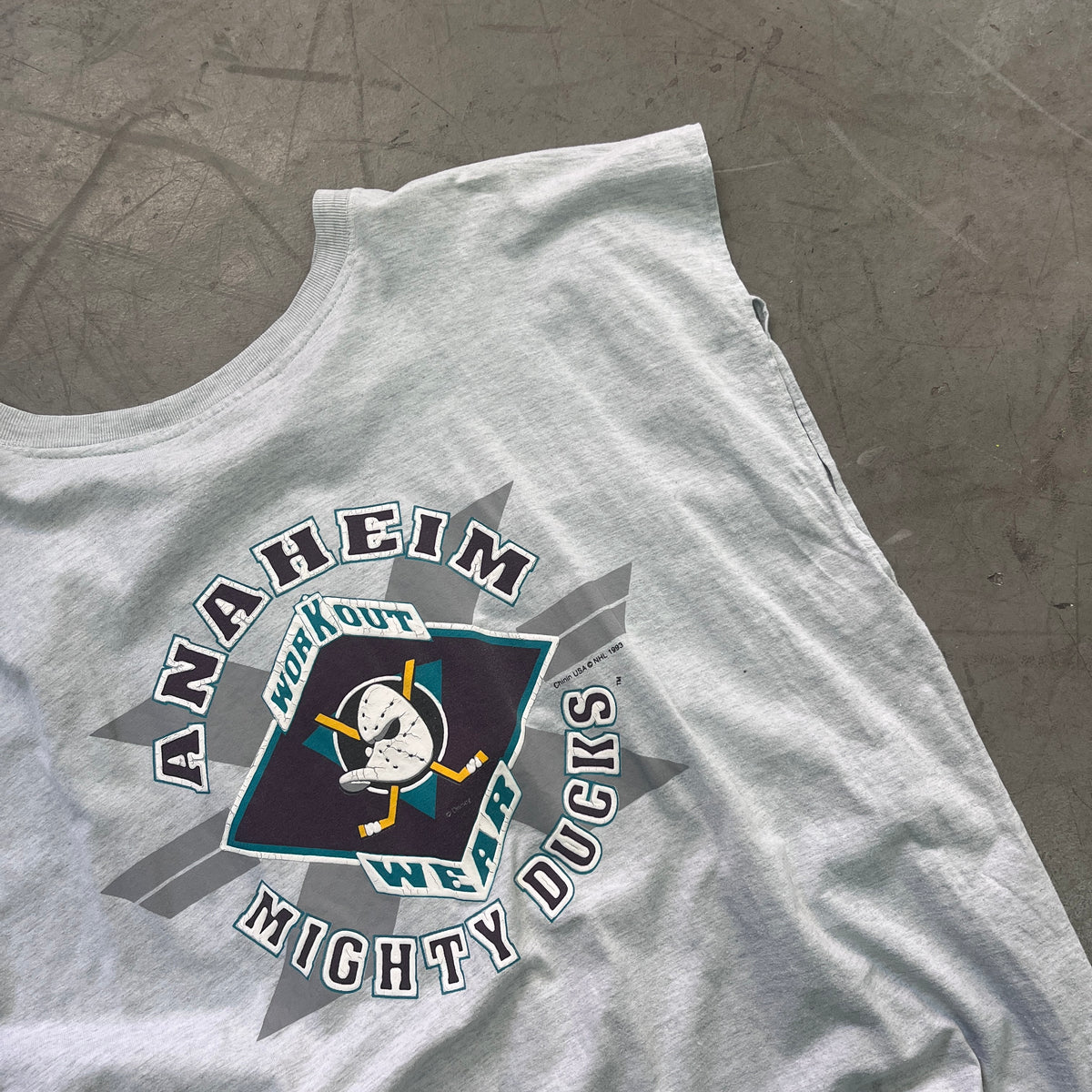 MIGHTY DUCKS WORKOUT WEAR TANK 90s