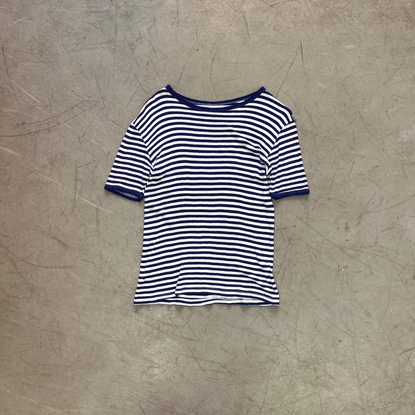 BLUE STRIPE RINGER 70s [S/M]
