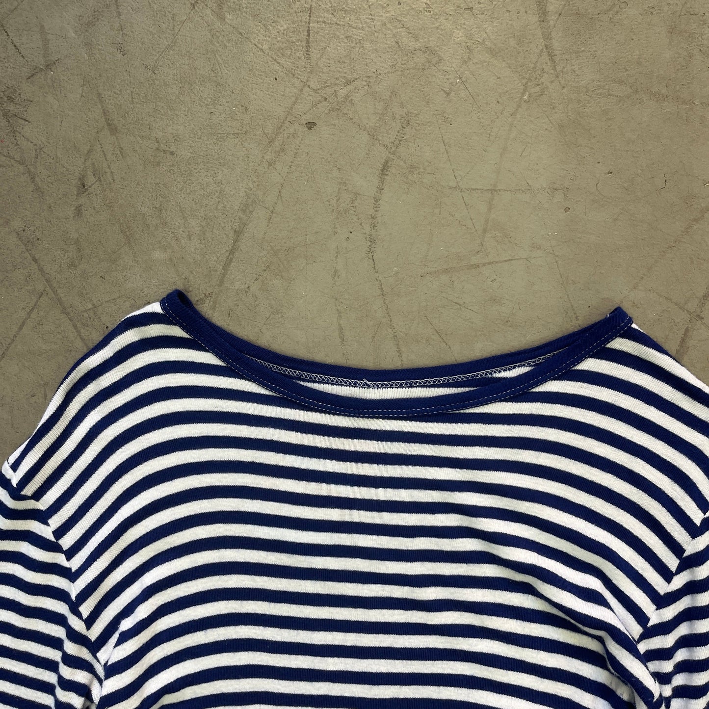 BLUE STRIPE RINGER 70s [S/M]