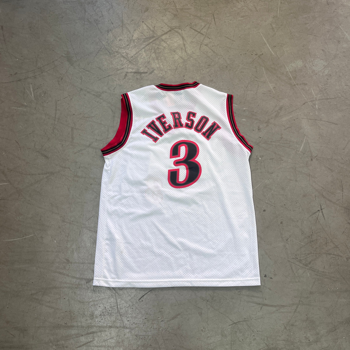 NIKE PHILADELPHIA 76ERS IVERSON #3 SWINGMAN HOME 2000/04 [L]