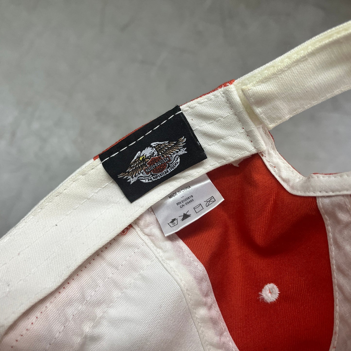 HARLEY DAVIDSON RACING CAP Y2K