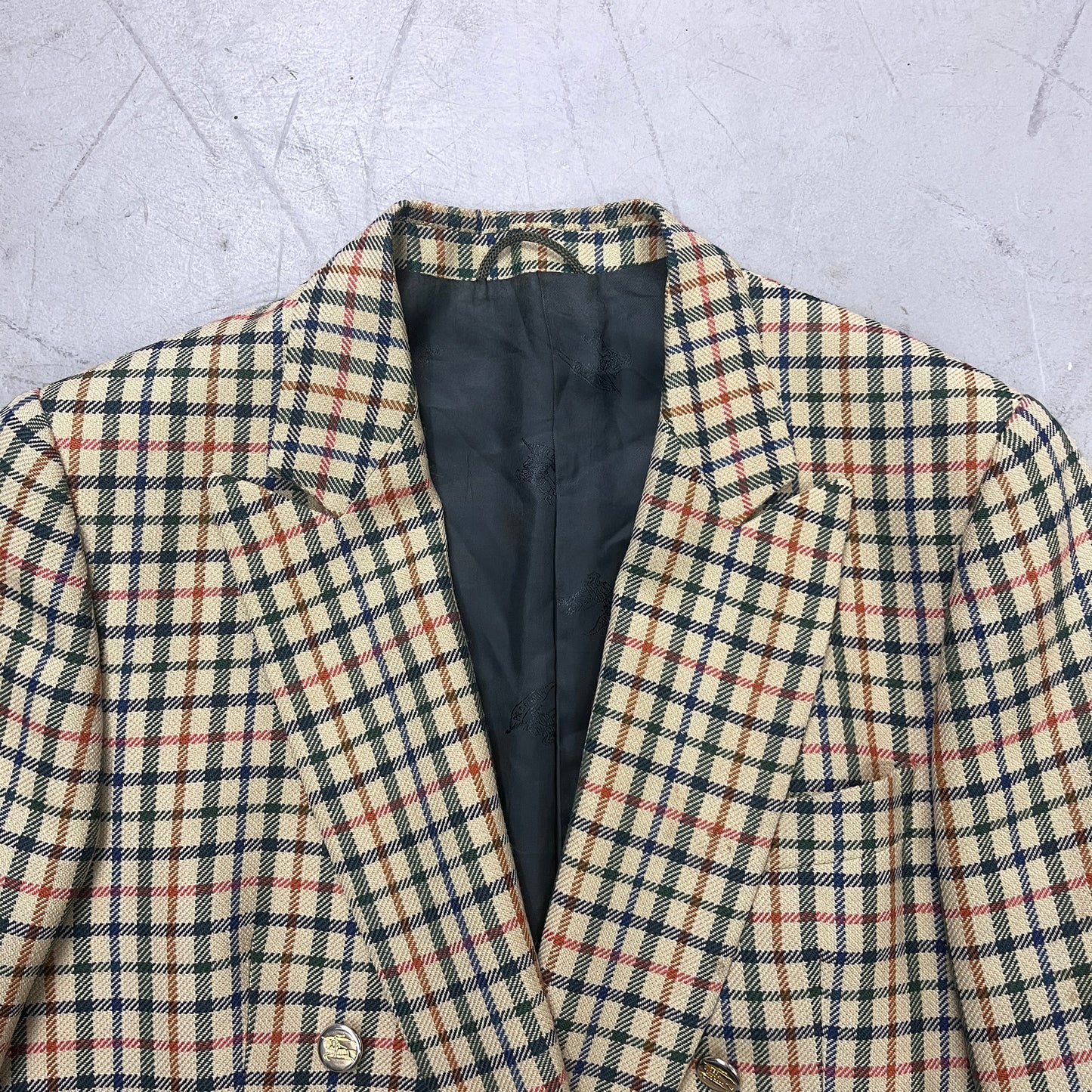 BURBERRY WOOL BLAZER EARLY 90s [L]