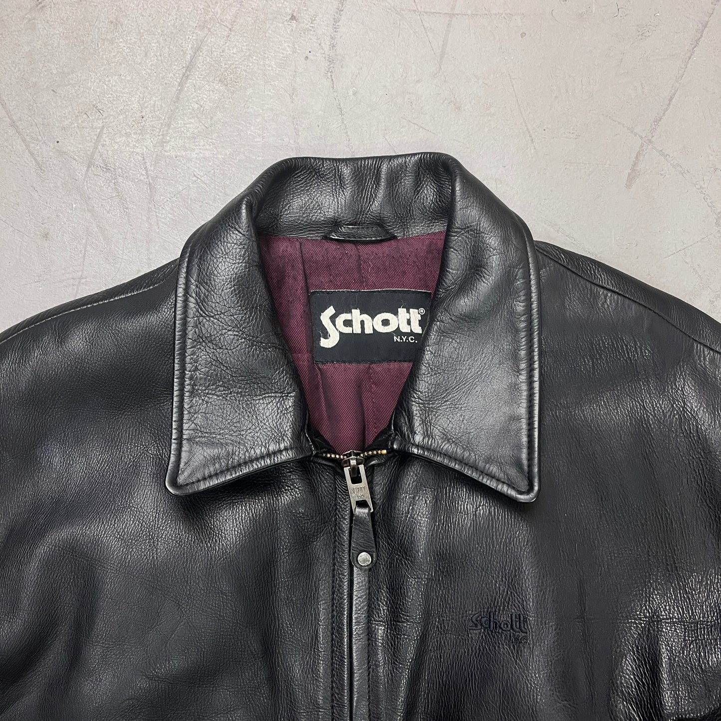 SCHOTT NYC LEATHER [XL]