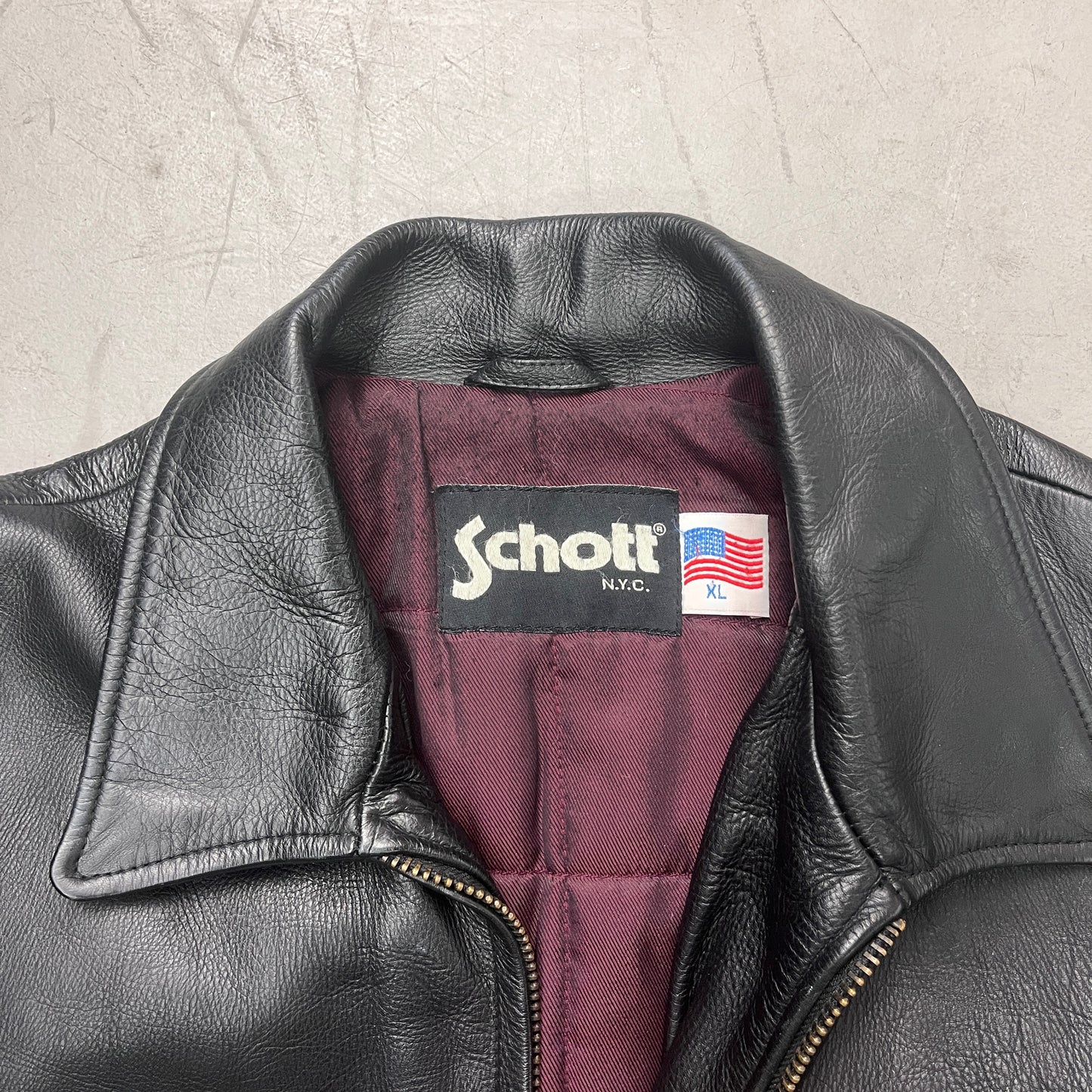 SCHOTT NYC LEATHER [XL]