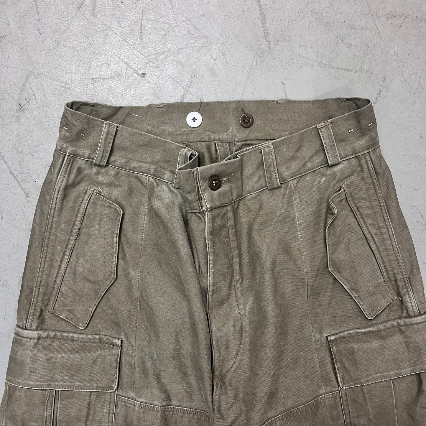 GERMAN CARGO PANTS 1950s [30W]