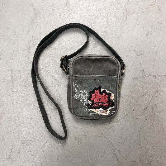 VINTAGE ED HARDY SLING BAG Y2K