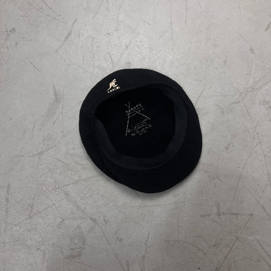 KANGOL WOOL BLK FLAT CAP 90s