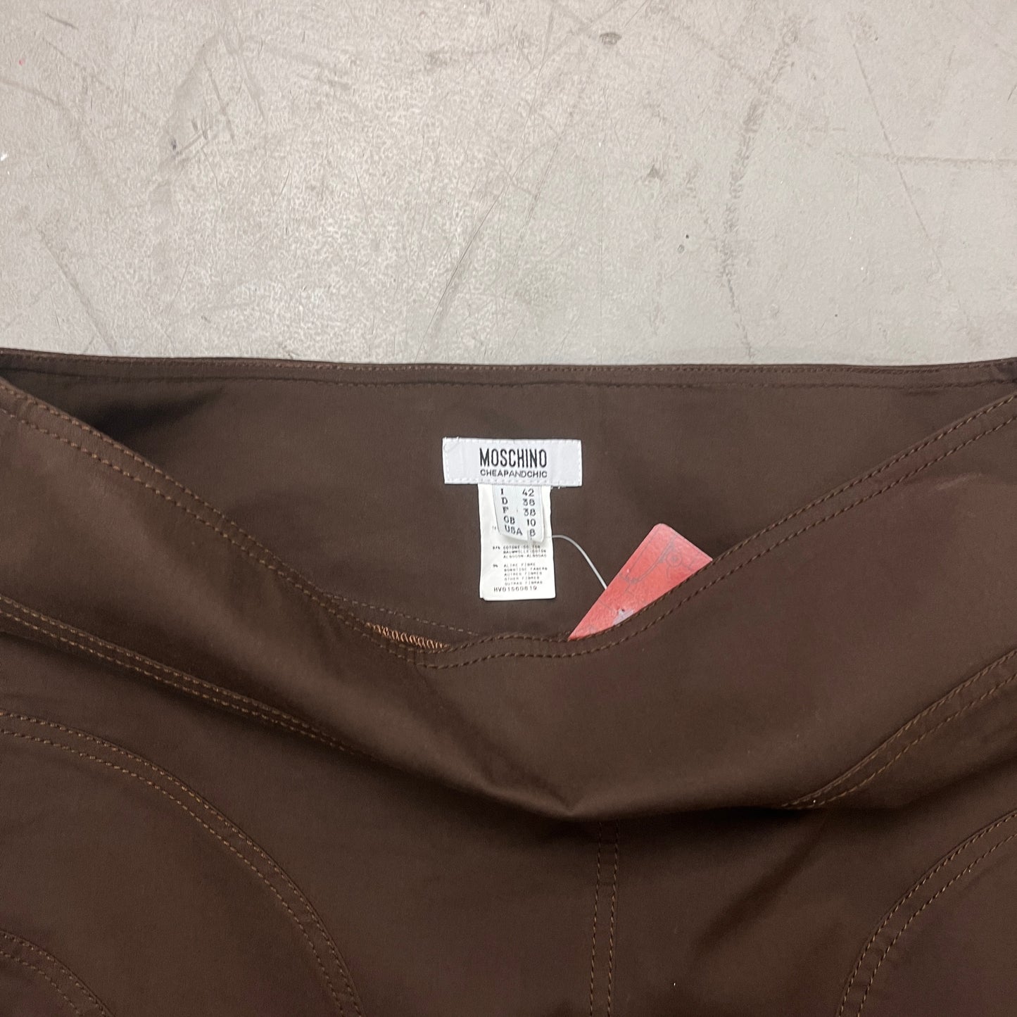 MOSCHINO BROWN SKIRT [38]
