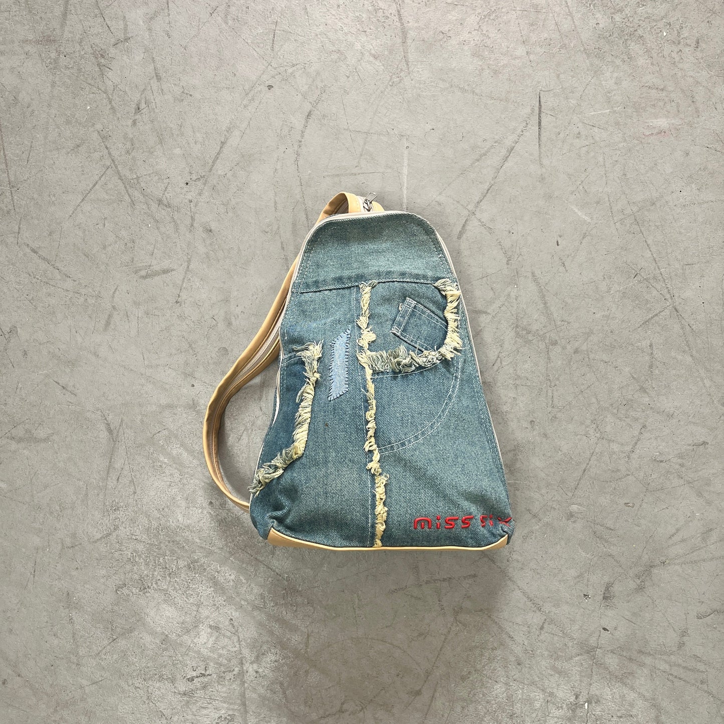 MISS SIXTY DENIM CROSSBODY / BACK PACK Y2K