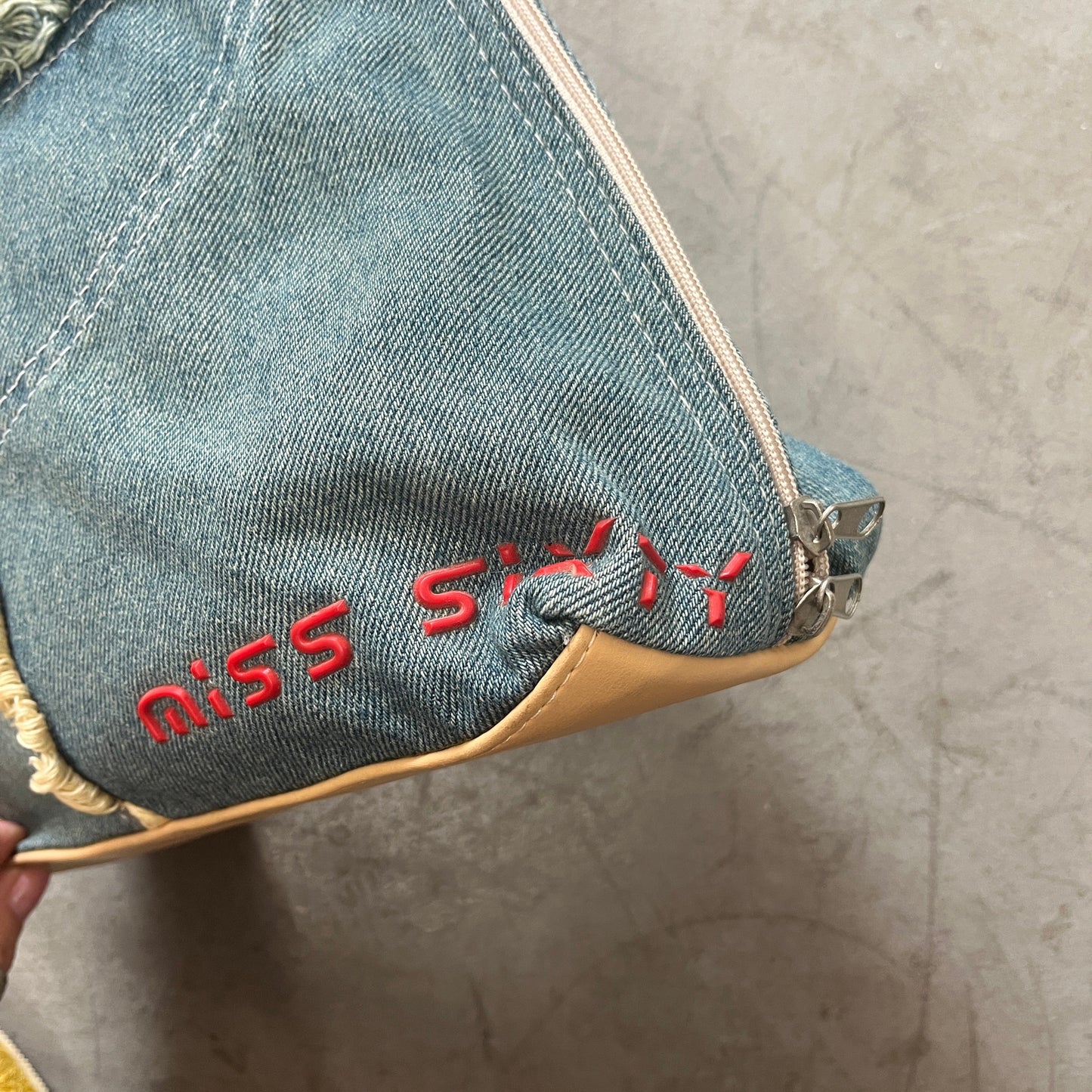 MISS SIXTY DENIM CROSSBODY / BACK PACK Y2K