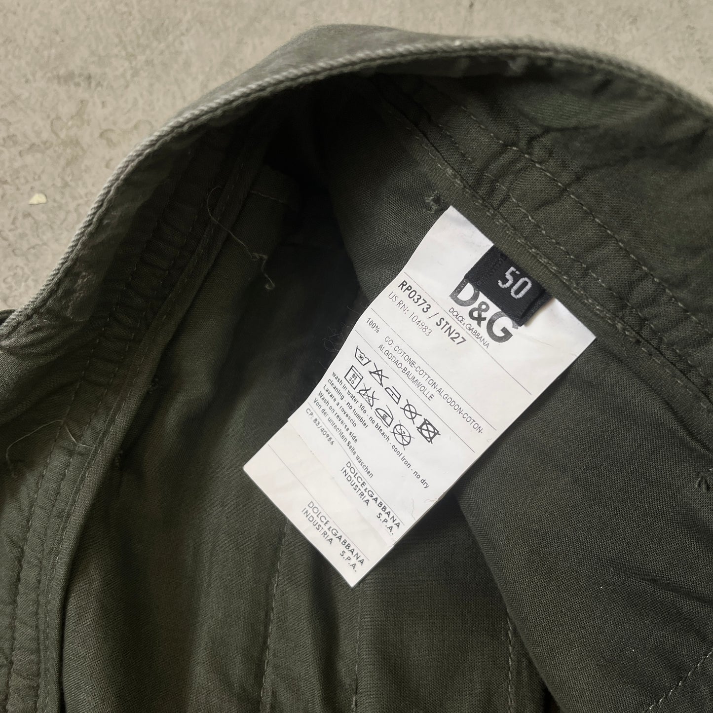 DOLCE & GABANNA KHAKI CARGOS SS08 [50]