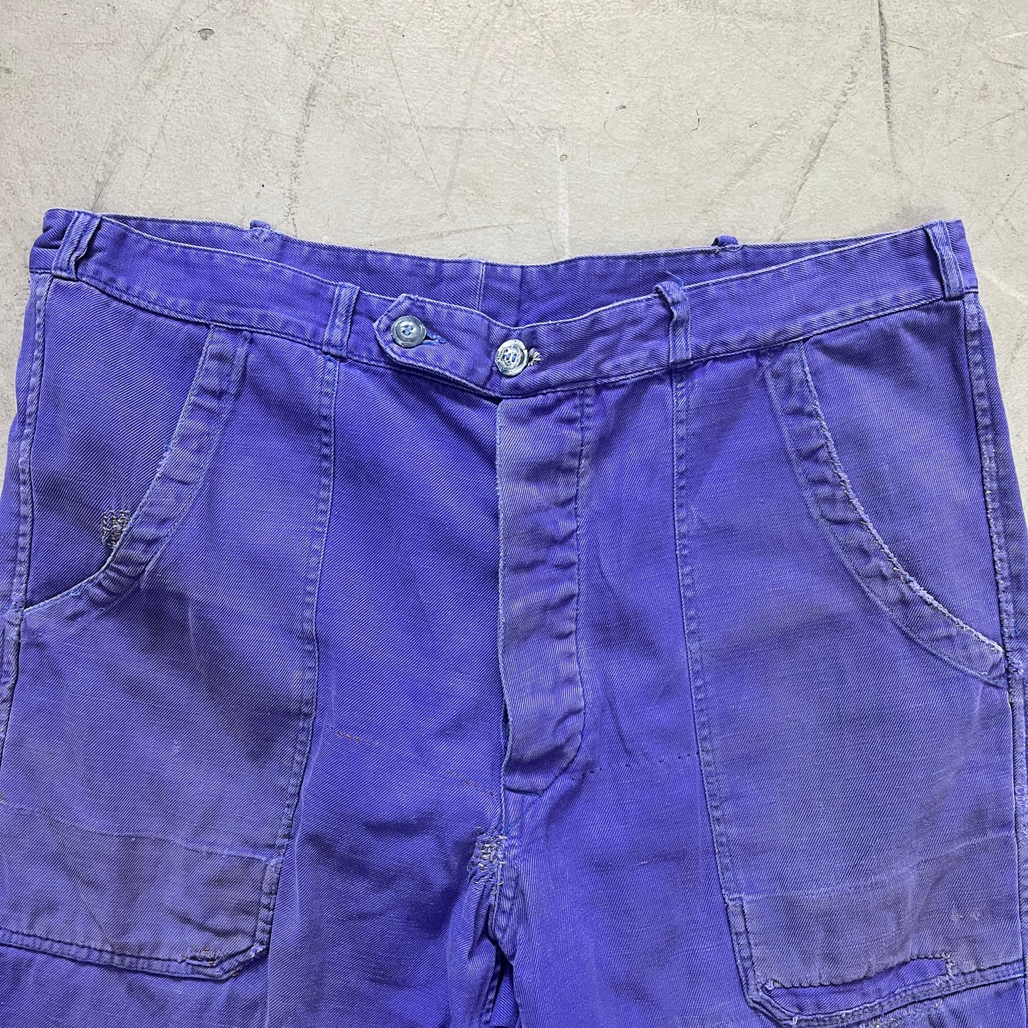GERMAN COTTON BLUE WORK PANT [W34, L29]