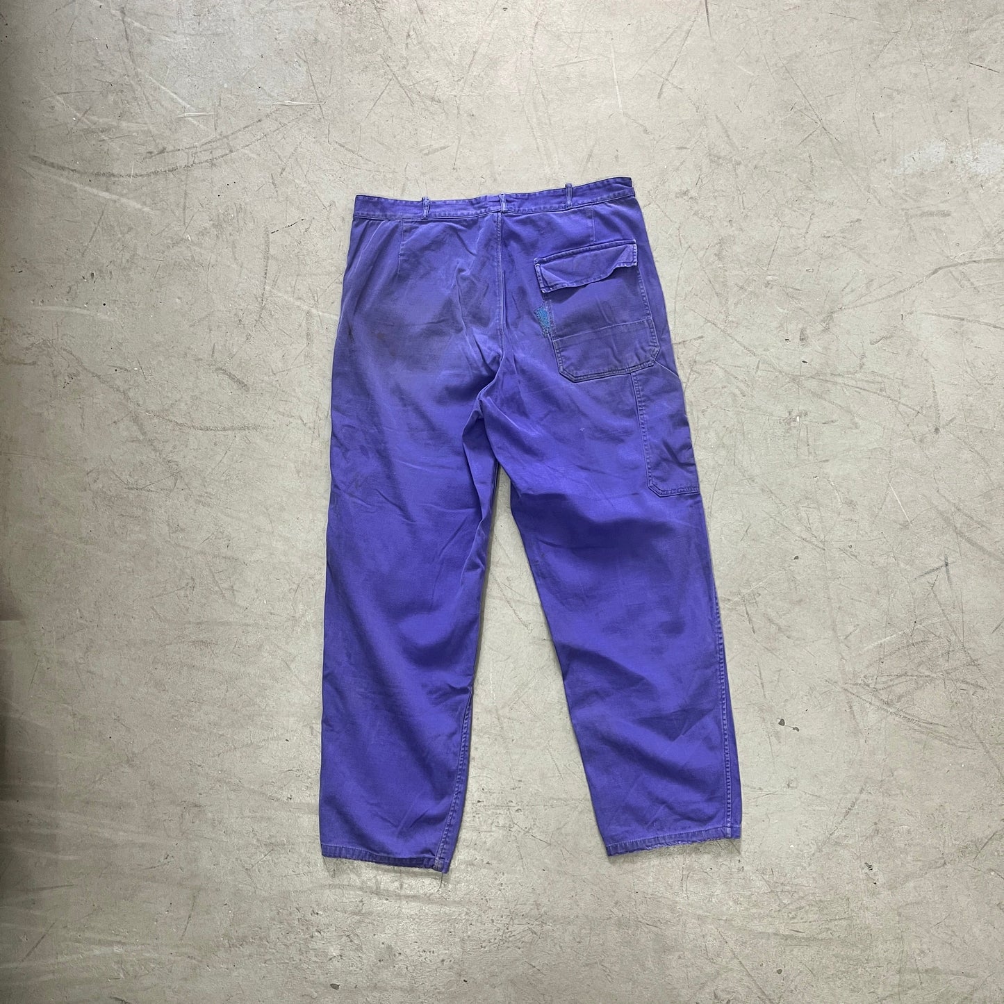 GERMAN COTTON BLUE WORK PANT [W34, L29]
