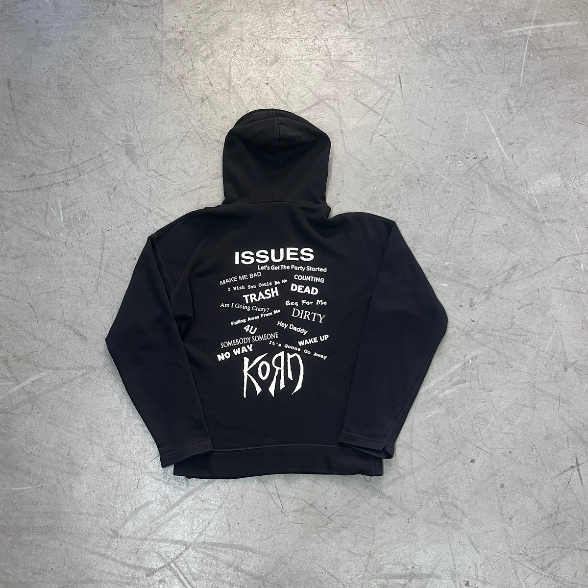 KORN ISSUES HOODIE EARLY 00s [S]