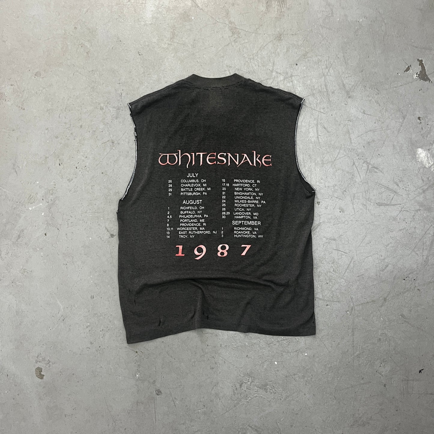 WHITESNAKE CUT SHIRT [M]