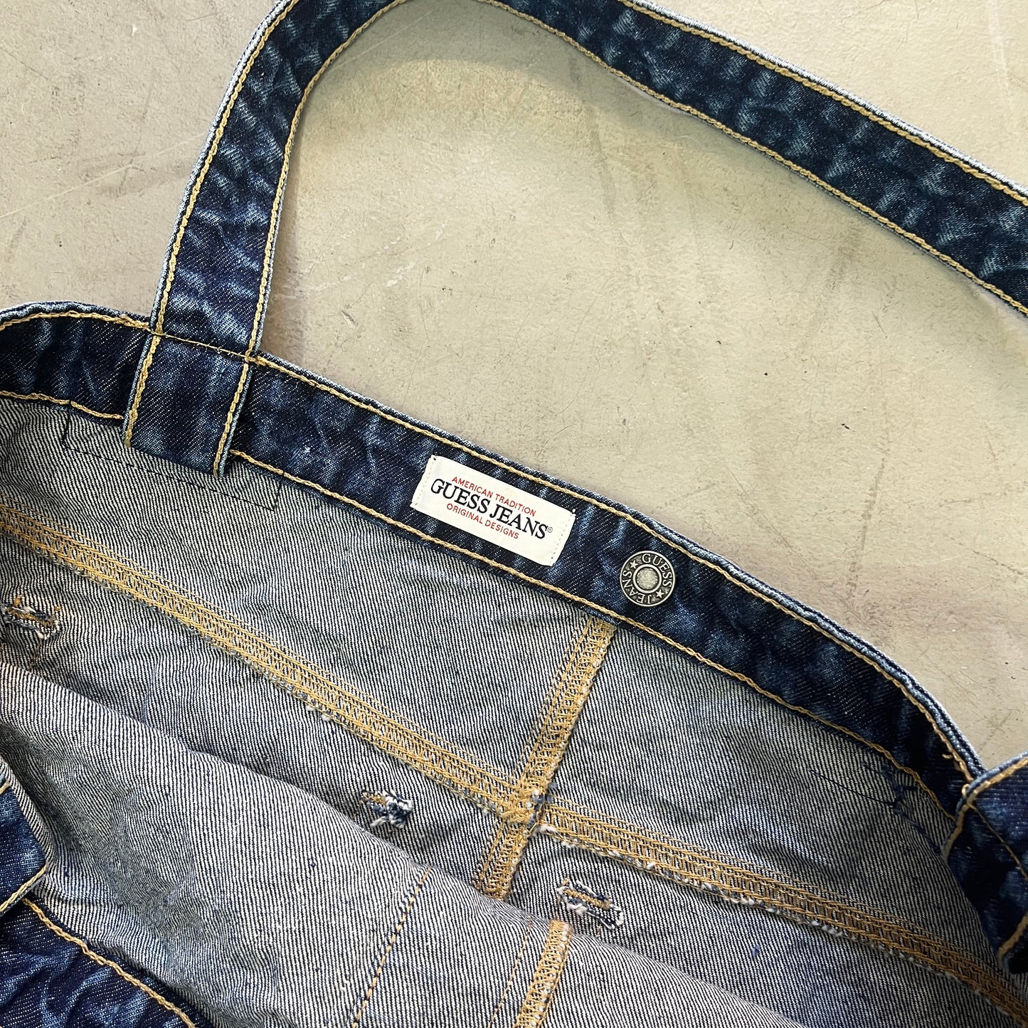 GUESS JEANS DENIM TOTE
