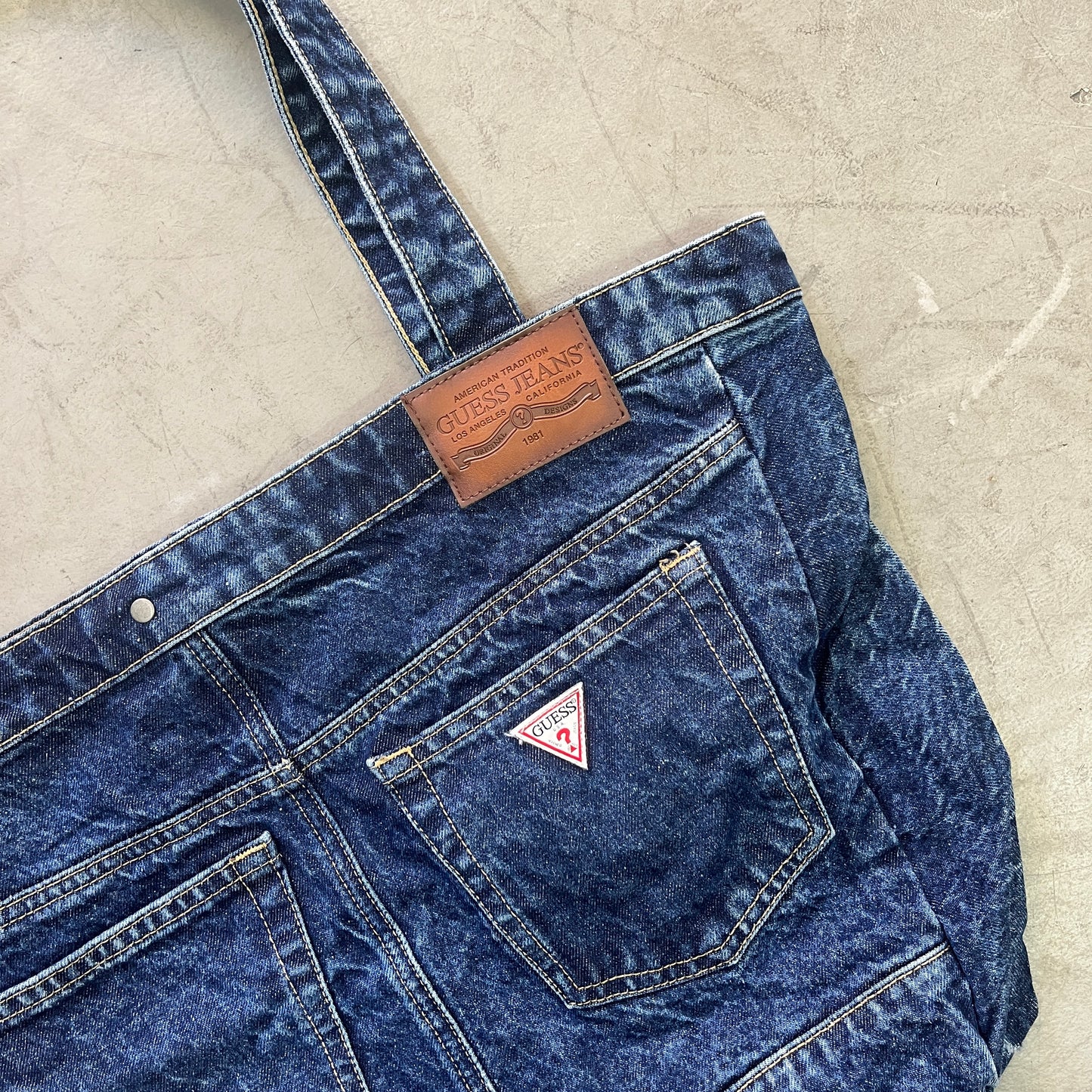GUESS JEANS DENIM TOTE