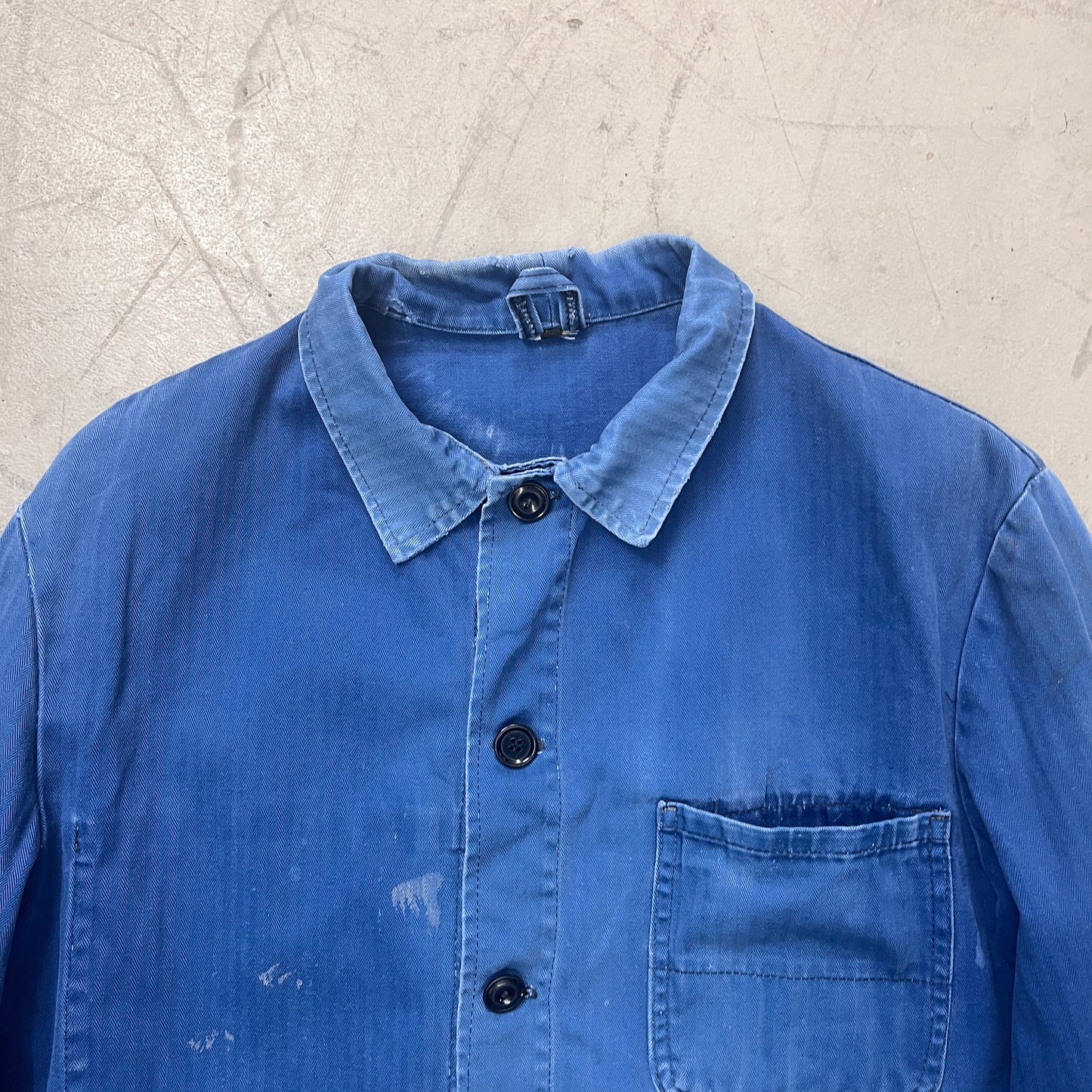 HERRINGBONE COTTON WORK SHIRT 001 [L]