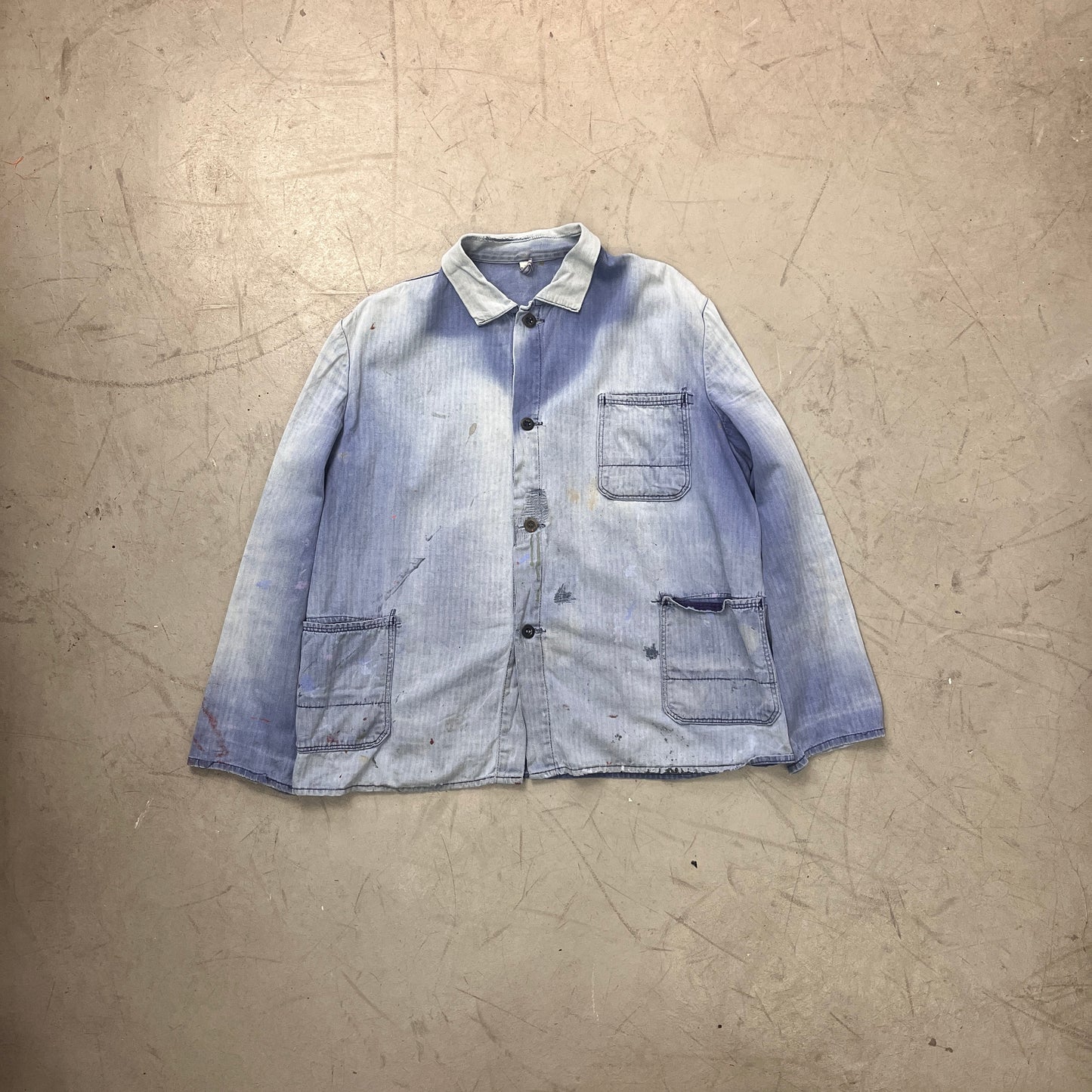 HERRINGBONE COTTON WORK SHIRT 002 [L]
