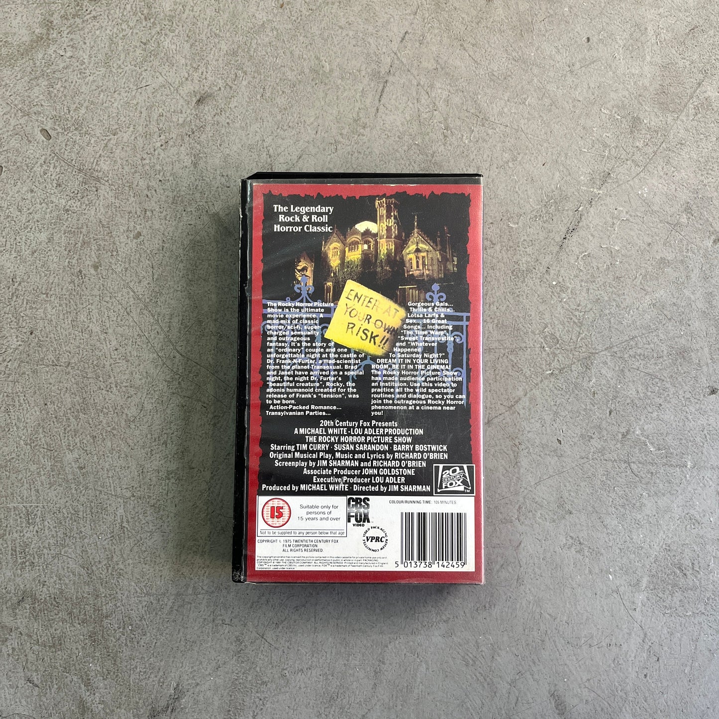 THE ROCKY HORROR PICTURE SHOW VHS