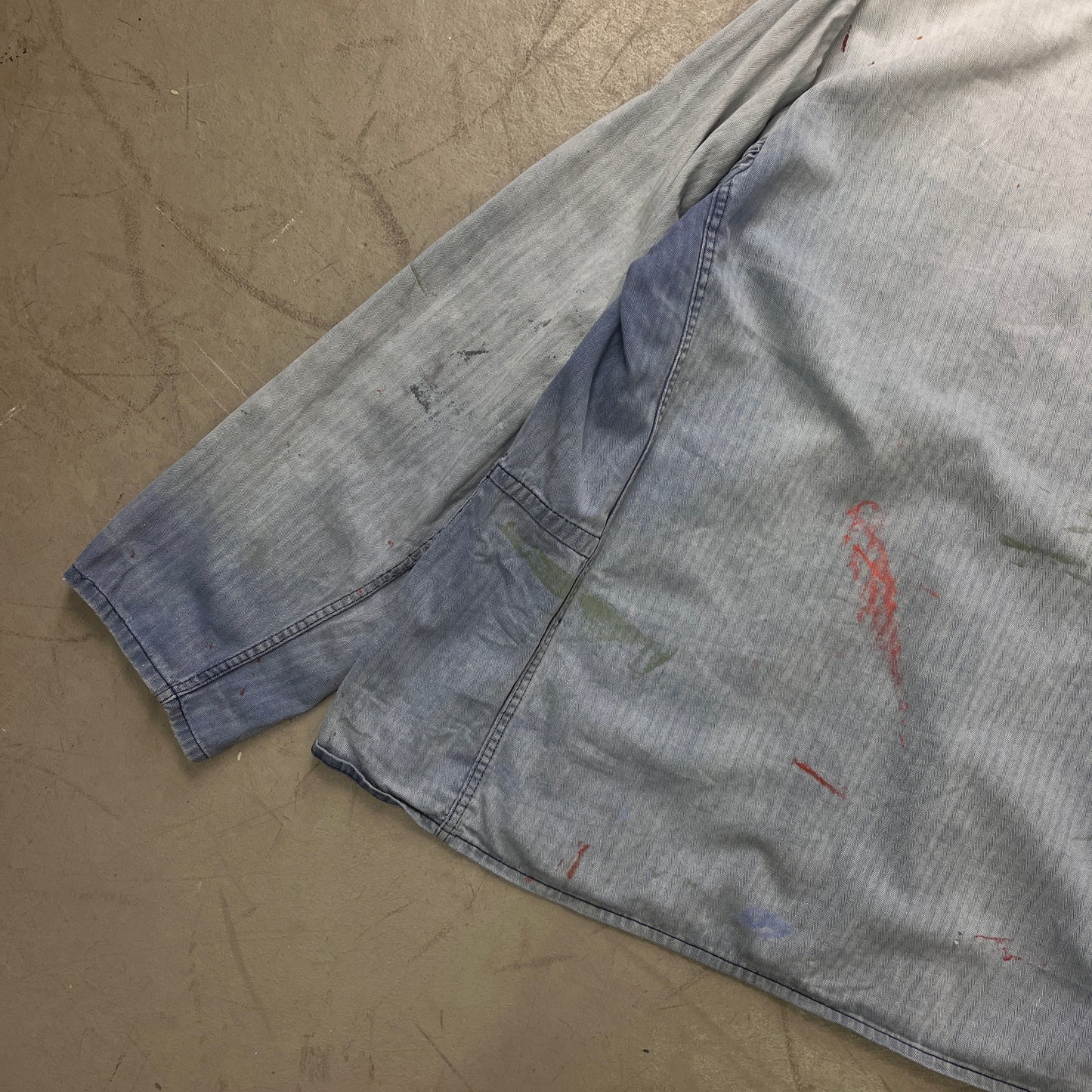 HERRINGBONE COTTON WORK SHIRT 002 [L]