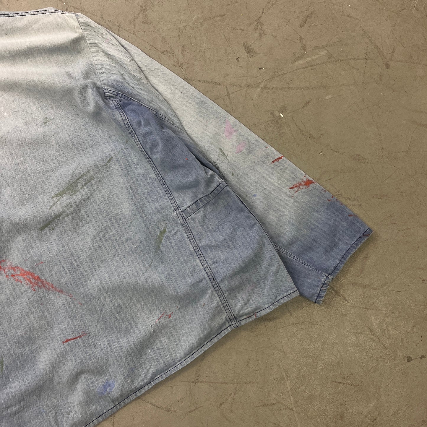HERRINGBONE COTTON WORK SHIRT 002 [L]