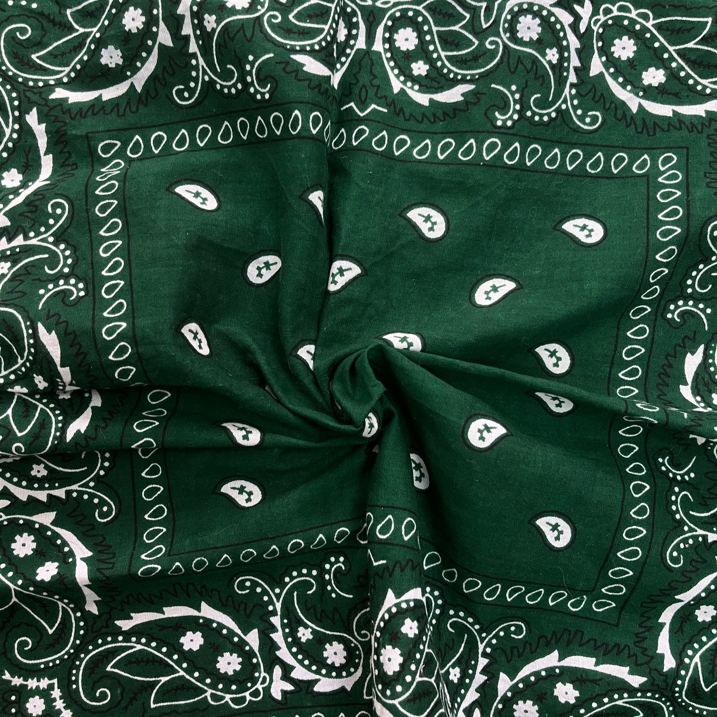 COTTON BANDANA GREEN