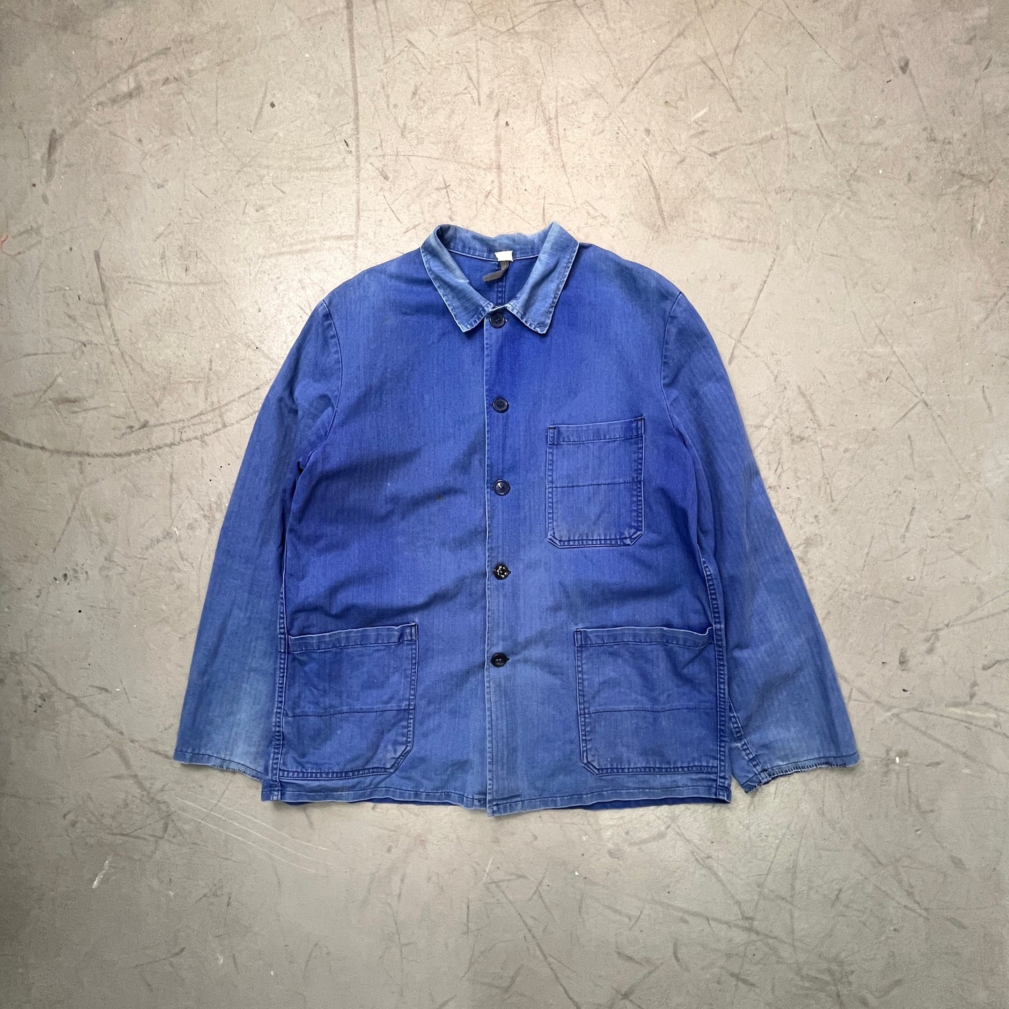 HERRINGBONE COTTON WORK SHIRT 005 [L]