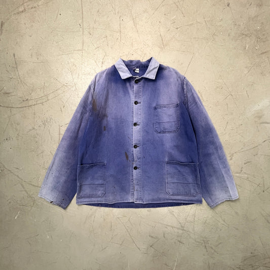 HERRINGBONE COTTON WORK SHIRT 006 [L]