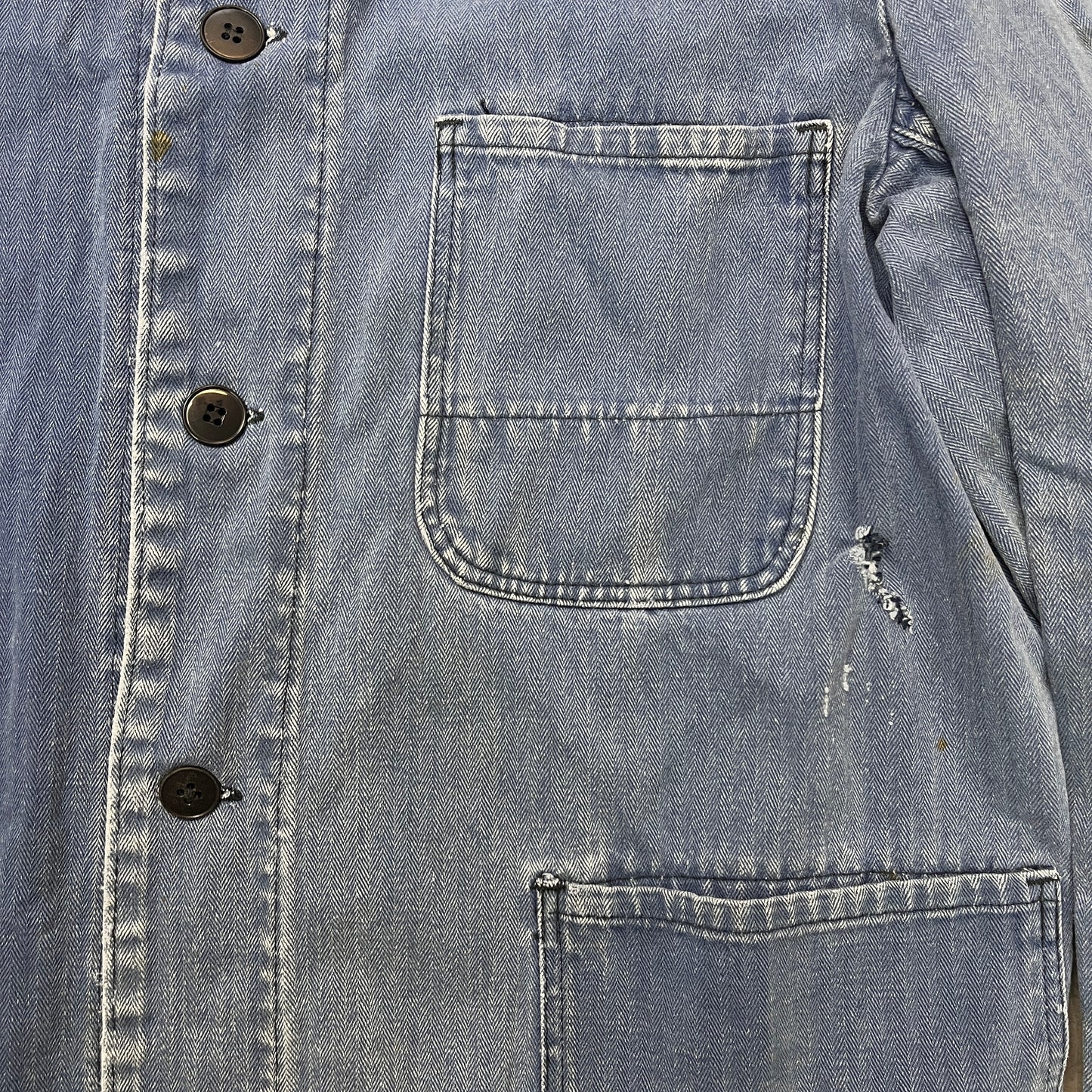 HERRINGBONE COTTON WORK SHIRT 010 [M]