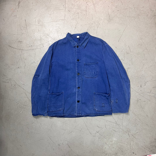 HERRINGBONE COTTON WORK SHIRT 011 [L]