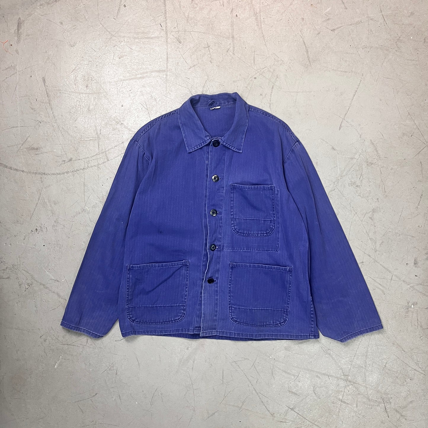 HERRINGBONE COTTON WORK SHIRT 012 [M/L]