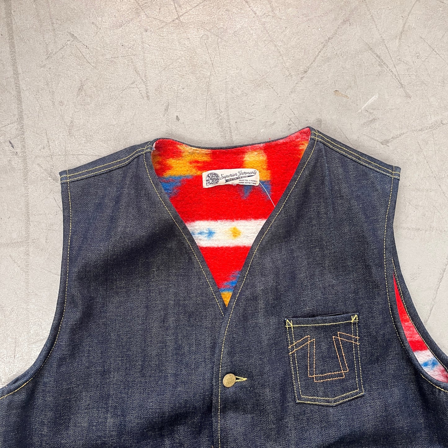 EAT DUST BLANKET LINED VEST [L]